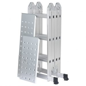 Finether 12.1 FT Heavy Duty Aluminum Multi Purpose Folding Extension Ladder